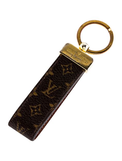 louis vuitton dragonne key holder|Louis Vuitton keychain strap.